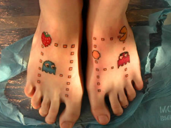 Pac-Man tattoos!