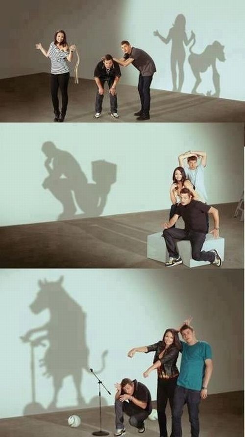 Funny shadows