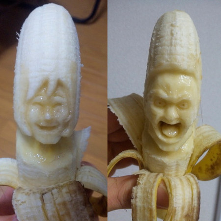 Sculpting bananas