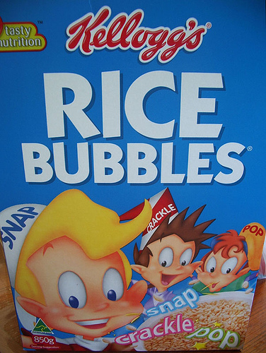 australian cereal boxes