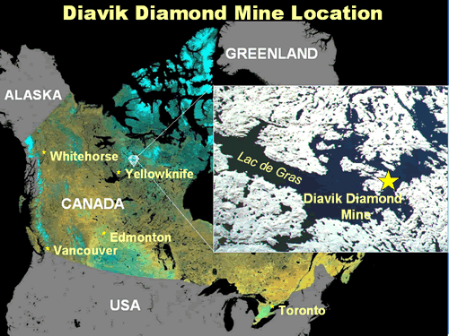 diavik mine canada account